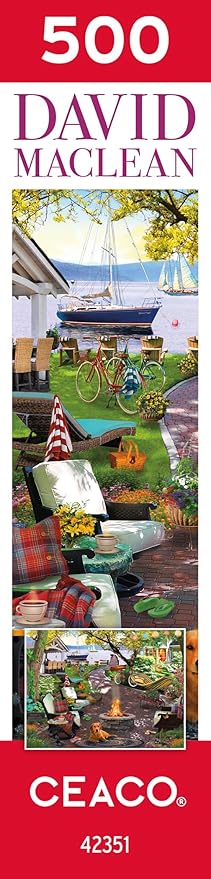 Ceaco - David Maclean - Marian's Garden - 500 Piece Jigsaw Puzzle, 24 x 18