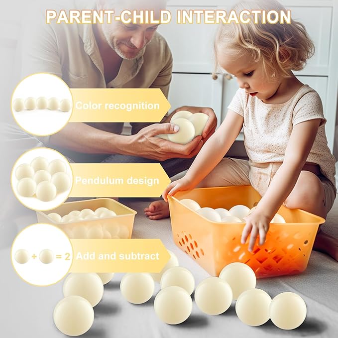 Clear Ball Pit Balls - Crush Proof Plastic Toy Balls for Boys and Girls