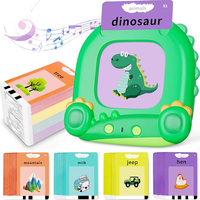 MindPal Talking Flash Cards for Toddler, Kids Learning Toys, Children's Sensory Education Speech Therapy Toys,Montessori Learning Educational Present for 3+ Year Old with 224 Sight Words
