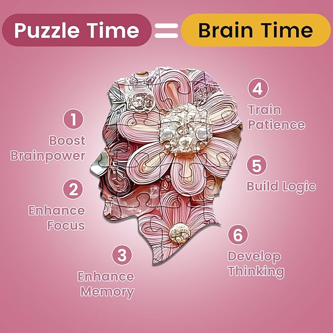 500 Piece Puzzle for Adult,Colorful Crystal Flower Elephant Puzzle for Adult Seniors,Beautiful Diamond Art Jigsaw Puzzle,Difficult Unique Family Challenging Games Gift for Friends Men Women,20.5*15In
