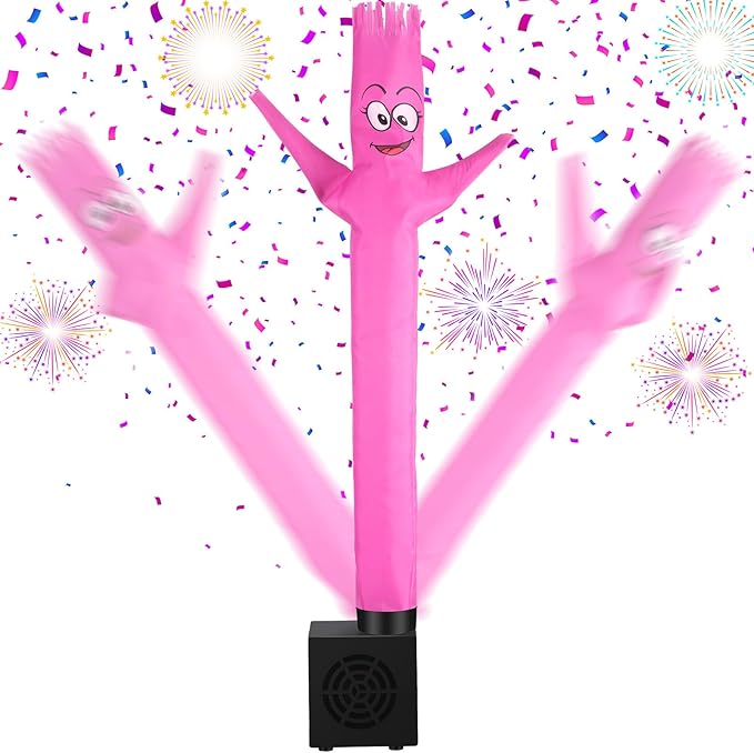 Poen Easter Gifts for Kids Mini Wacky Waving Inflatable Tube Guy with Blower Gag Toy Gift Inflatable Tube Man Birthday Desktop Decor Dancing Blow up Man for Office Party Decor(Cheeky)