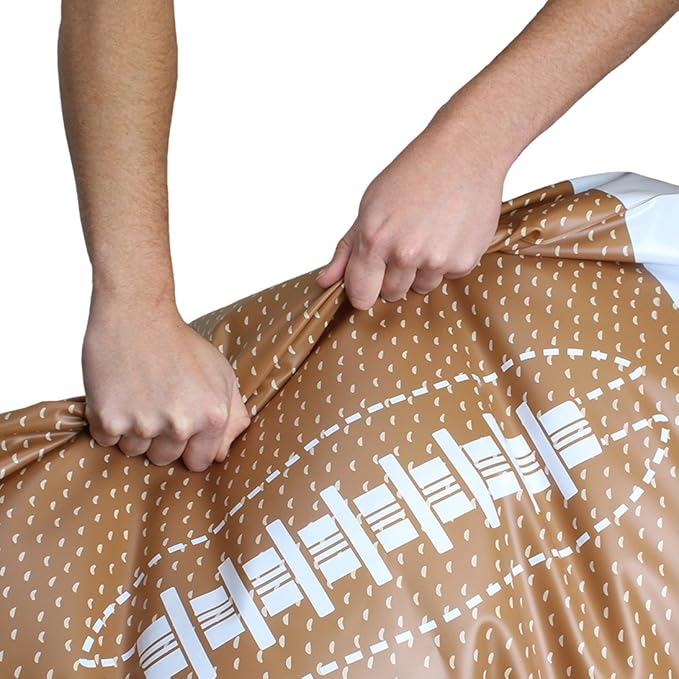 GoFloats 4 ft Giant Inflatable Football - Made from Premium Raft Grade Vinyl, Kids