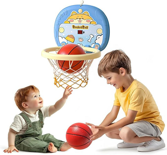 Toddler Baby Mini Basketball Hoop Indoor for Toddlers Kids Boys Room,Baby & Boy Toys 3 4 5 6 Years Old Birthday for 3 4 5 6 Year Old Boys