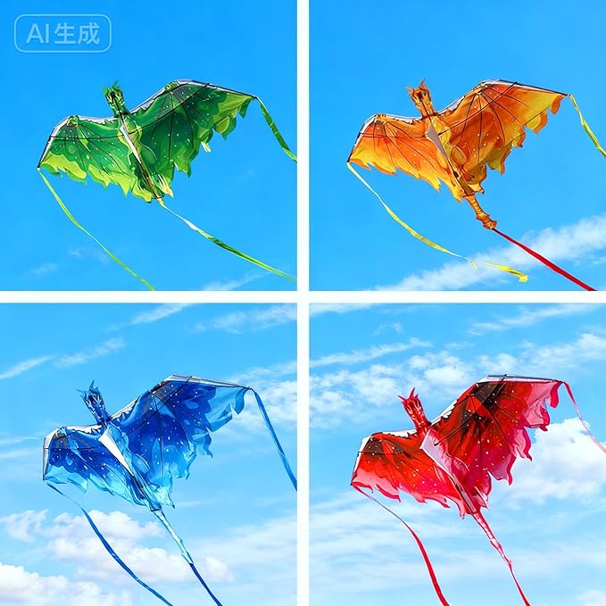 Simxkai Kite for Kids Adults,Easy to Fly(1 Pack & 2 Pack & 3 Pack & 4 Pack)
