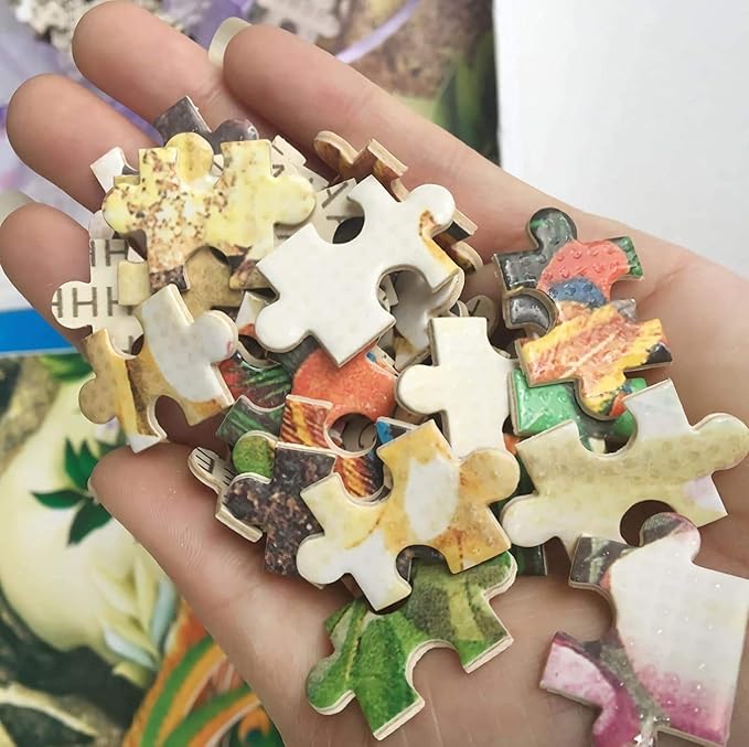 Easter Colorful Cookie Egg Puzzle - Wooden 500 Piece Puzzle for Adults (Easter Eggs)