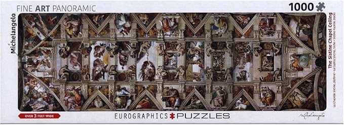 Sistine Chapel Pano 1000pc Puzzle