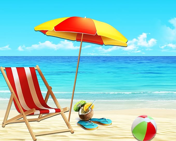 PENTA ANGEL Beach Balls 2PCS 12 Inch Inflatable/Blow Up Classic Rainbow Color Summer Swimming Pool Party Favors Water Toy Beachball for Women Men Adults Playing
