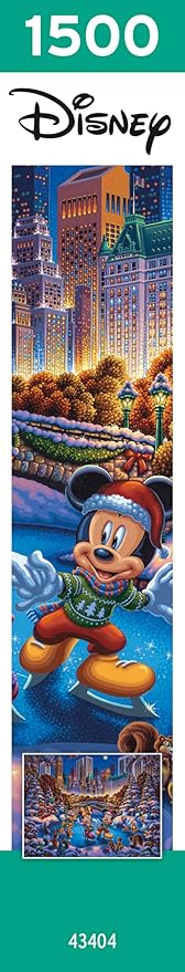 Ceaco - Disney - Dowdle - Mickey and Friends - Skating in Central Park - 1500 Piece Jigsaw Puzzle