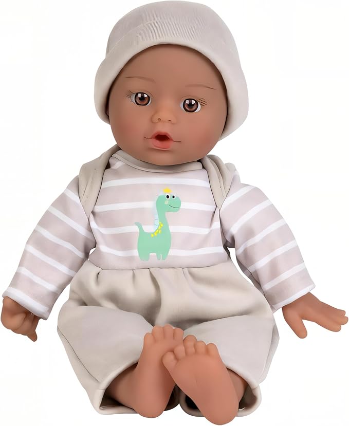 Adora Sweet Baby - 11” Soft & Cuddly Baby Doll, Realistic Features, Gentle Scent, Machine Washable, Lightweight & Easy to Hold | Adorable Playmate (Boy Dino)