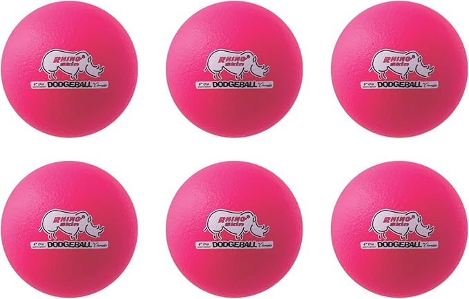 Champion Sports® Rhino Skin® Low Bounce Dodgeball Sets & Singles for Playground, PE, Backyard & League Games – Team Sports Equipment for Youth & Adults