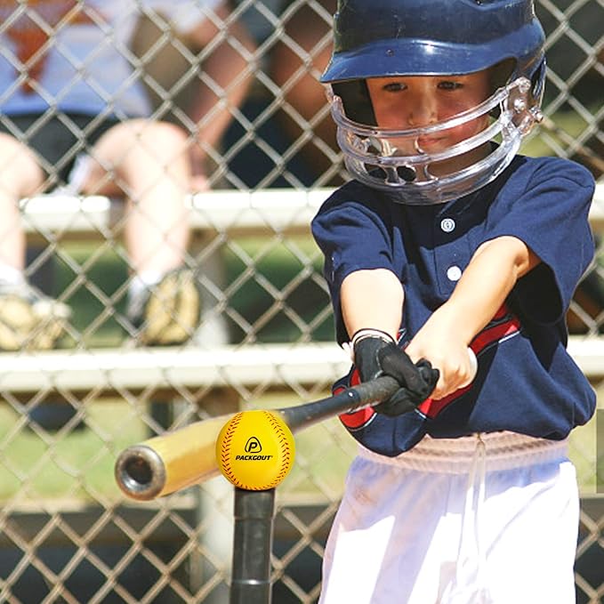 PACKGOUT Soft Foam Baseballs for Kids & Teenagers - Practice & Replacement Balls