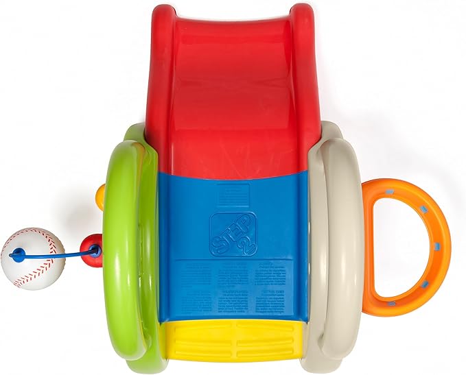 Step2 Sports-Tastic Activity Center, Toddler Sports Playset, Indoor/Outdoor Slide, Play Gym Includes Bat & Balls, Made of Durable Plastic, For Toddlers 1+ Years Old