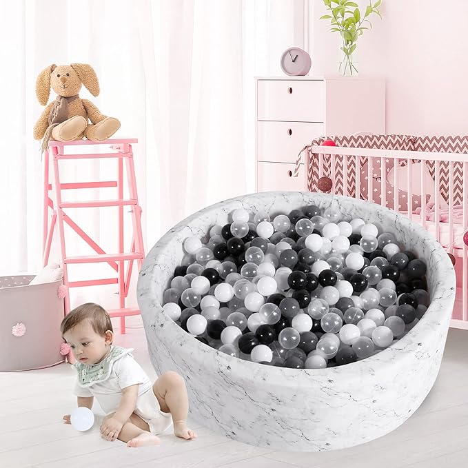 STARBOLO Ball Pit Balls for Toddlers Phthalate Free BPA Free Non-Toxic Crush Proof Play Balls for Toddlers Kids Pool Playhouse Pack of 100 200 500