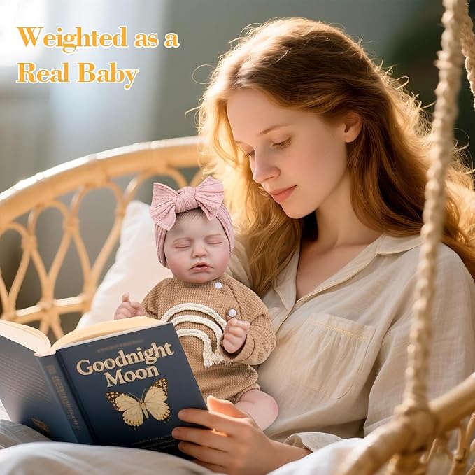 Aori Realistic Reborn Baby Dolls - Real Life Like Newborn Baby Doll with Flexible Limbs, Weighted Soft Body Real Looking Reborn Doll Set with Outfit for Kids 3+, Parents, Elderly and Collectors