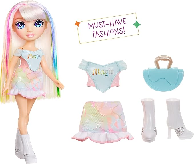 Rainbow High My Fashion Style Amaya, Rainbow 11" Fashion Doll with Statement Outfit, Stylish Handbag, Great Toy Gift for Girls Kids Ages 4-12 Years
