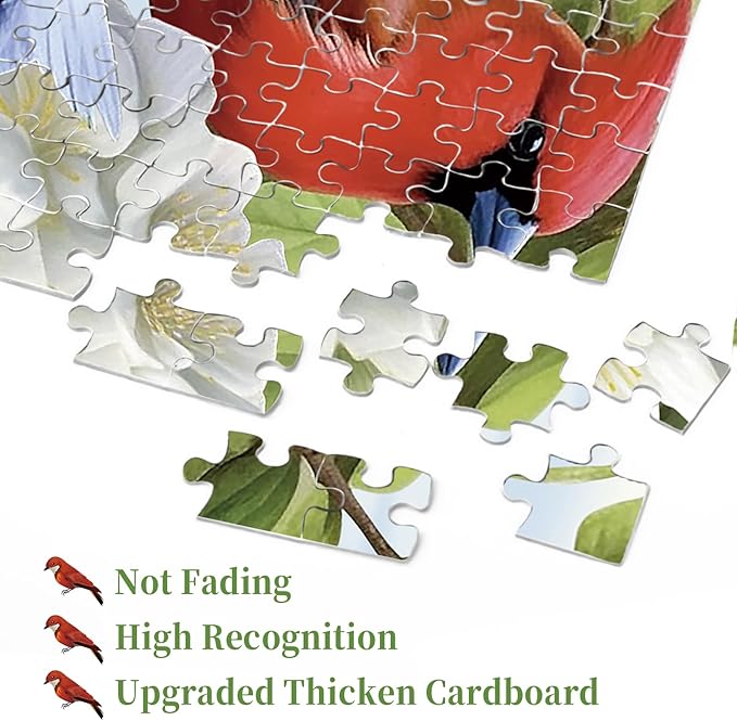 Bird Puzzle for Adult 1000 Piece, Flower Jigsaw Puzzles with Animals, Nature Garden Puzzle for Adults 1000 Pieces and Up