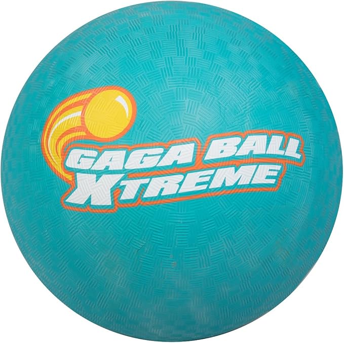 SCS Direct Gaga Ball Playground Balls (8.5 inches) w Air Pump- Durable Rubber Pack for Recess Dodgeball, Kickball, Gagaball Official Play & School -Fun Outdoor Toys & Gifts for Kids