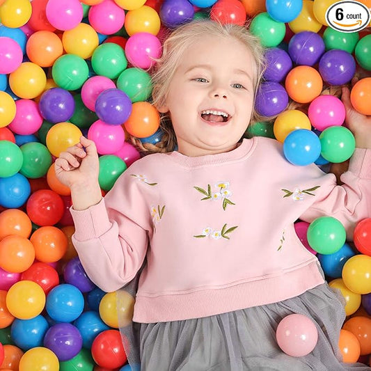 TRENDBOX Ball Pit Balls Plastic Balls for Ball Pit Pool Playpen Babies Kids Children Birthday Parties