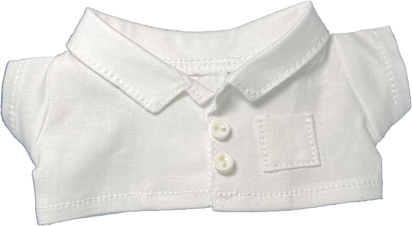 Doctor Set for 6.7 Inch Clothes - 8 Hand-Sewn Sky Blue Pieces: White Coat, Pants, Medical Tools I 17cm Pretend Play Costume Accessories Only. (Doctor B)
