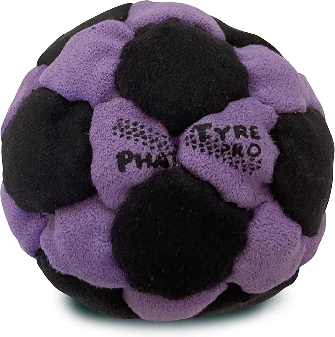 DIRTBAG Lover Footbag 3-Pack with Pouch, Includes Three Original and Unique Premium Quality Hand Sewn Footbags and Carry Pouch.