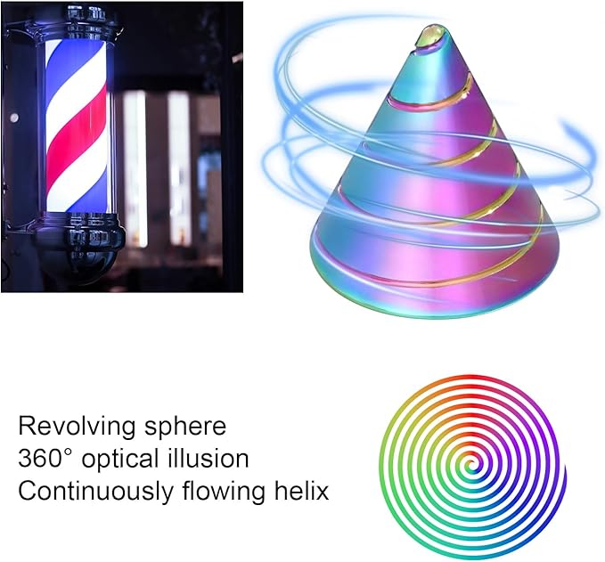 Kinetic Spinning Desk Toys, Fidgets for Anxiety and Stress for Adult Teen Cool-Stuff, Party Gifts for Christmas & Halloween (Conical)