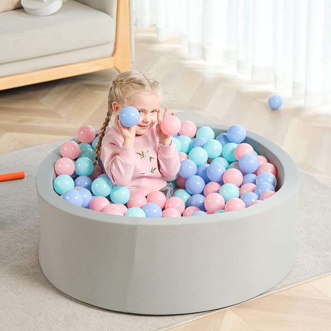 TRENDBOX Ball Pit Balls Plastic Balls for Ball Pit Pool Playpen Babies Kids Children Birthday Parties