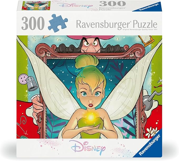 Ravensburger Disney Puzzle Moment - Tinker Bell 300 Piece Jigsaw Puzzle | Charming Illustrations| Perfect Format for Beginners | FSC-Certified Materials