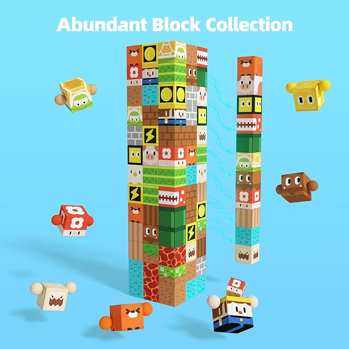 GobiDex 100PCS Magnetic Blocks Kids Building Toys for Boys Girls 3+, Game-Based Build MagWonder with Magnet Construction Toys, STEM Sensory Gift for Birthday (1 inch)