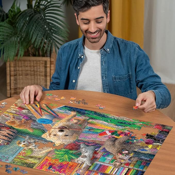 Ravensburger Cute Crafters - Large Format Jigsaw Puzzle for All Ages | 750 Unique Pieces | Softclick Technology FSC Certified | Ideal for Brain Game & Educational Fun