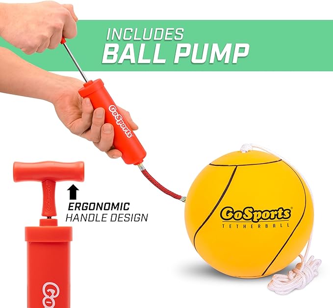 GoSports Backyard Tetherball Game - Full Size Outdoor Tetherball