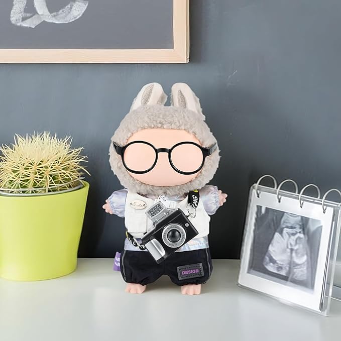 GAGAKU 17cm Doll Clothes (Fashion Style), Dress-up Set Stylish Replacement Outfit, Collection Clothing Accessories (Doll Not Included)