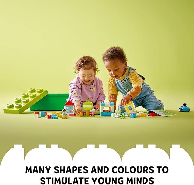 LEGO DUPLO Classic Brick Box Building Blocks - Learning & Educational Toys for Toddlers, Preschool, Ages 1.5+ Years - Develop Fine Motor Skills - Gift for Birthdays - 10913
