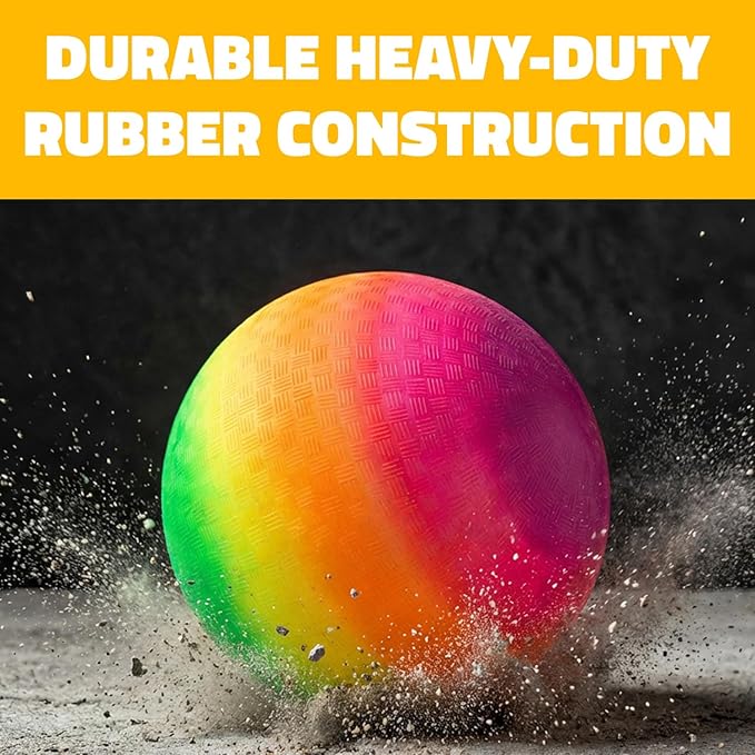 Rhode Island Novelty 16 Inch Rainbow Playground Ball