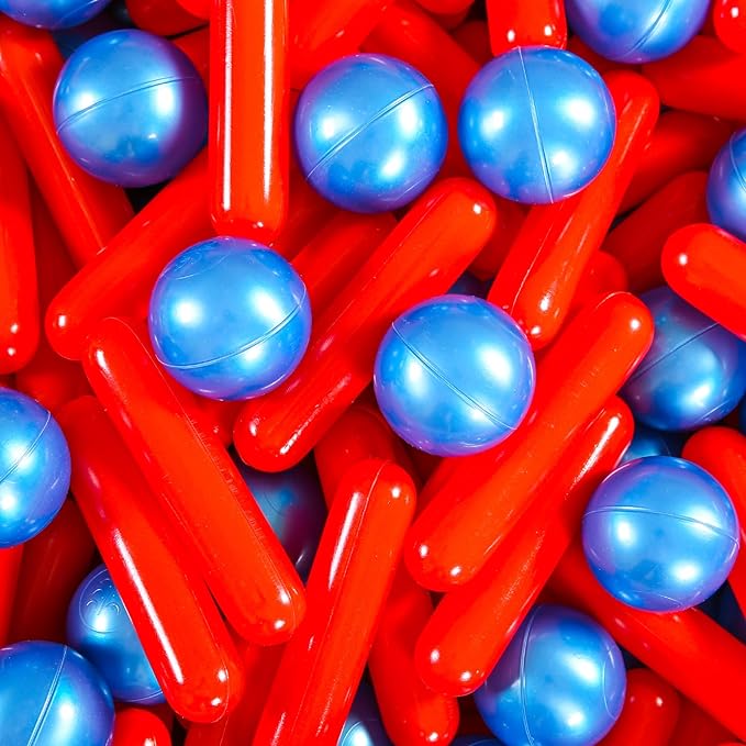 STARBOLO Ball Pit Balls for Kids -Pack of 150 200 500 Colorful Ball Pit Balls Crush Proof Plastic Toy Balls for Toddlers Ball Pit, Ball Pit Play Tent, Baby Pool Water Toys
