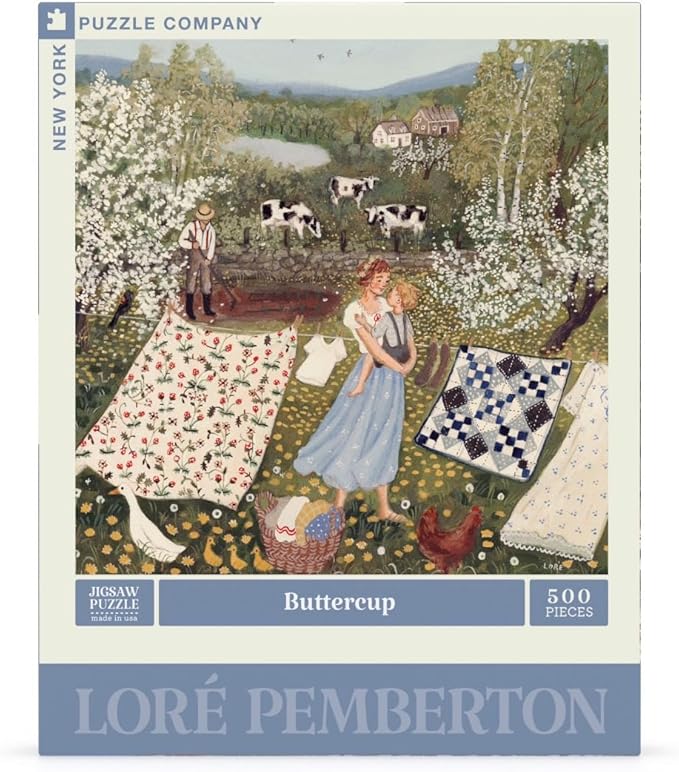 New York Puzzle Company - Loré Pemberton Buttercup - 500 Piece Jigsaw Puzzle for Family Game Nights by Loré Pemberton