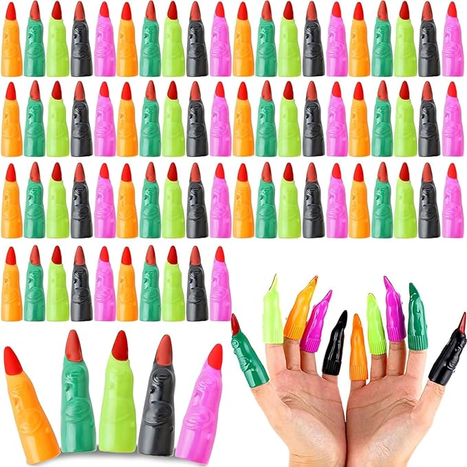 (70Pcs Halloween Ghost Fingers)