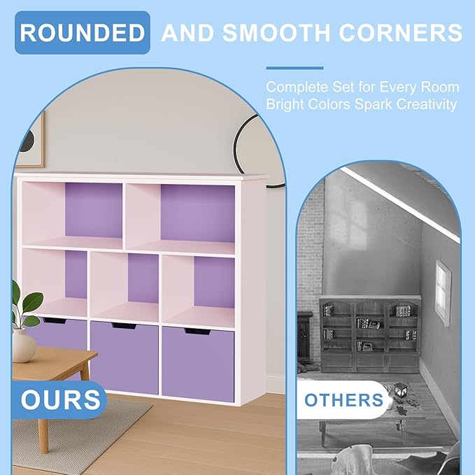 1:12 Scale Dollhouse Bookshelf, Elegant Doll House Book Shelf with Functional Storage, Perfect Doll House Accessories for Living Room or Bedroom