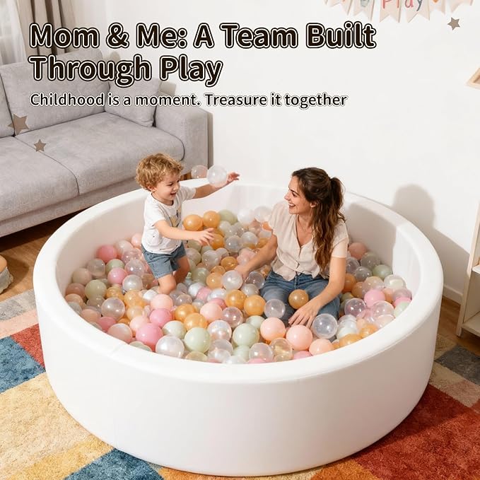 STARBOLO Ball Pit Balls for Toddlers Phthalate Free BPA Free Non-Toxic Crush Proof Play Balls for Toddlers Kids Pool Playhouse Pack of 100 200 500