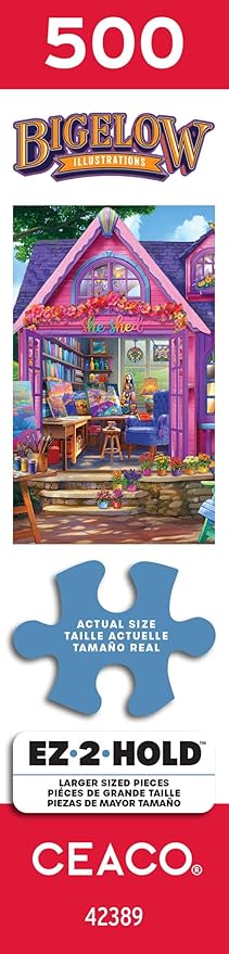 Ceaco - 500 Piece Jigsaw Puzzle - : She Shed Studio (Chris Bigelow)