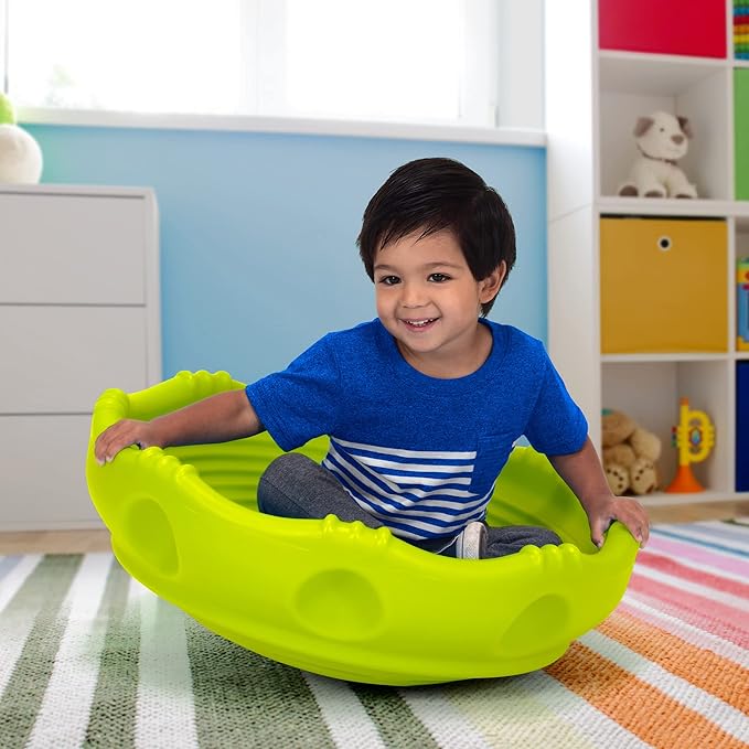 Simplay3 Two Sided Rock Around Wobble Disk and Climbing Dome 2 Pack for Toddlers and Kids - Rocking and Climbing - Indoor/Outdoor - Large and XL (Multicolor, 2 Pack, 2 Sizes)