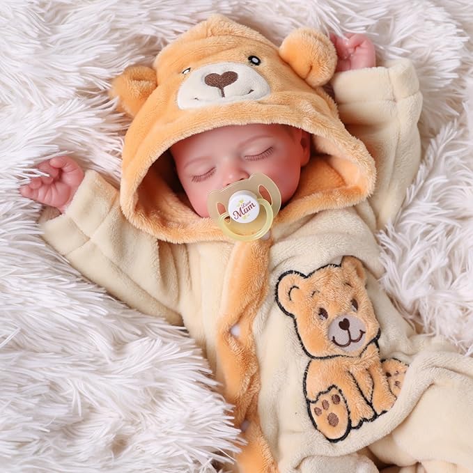 BABESIDE Lifelike Reborn Baby Dolls Boy - 20 Inch Realistic Newborn Baby Doll with Poseable Body, Real Life Baby Dolls with Accessories for 3+ Year Old Girls Gifts, Pretend Play, Collection