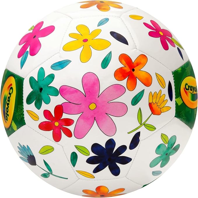 Crayola Official Soccer Ball - Unisex Kids - CRAY401BL Flower Size 5