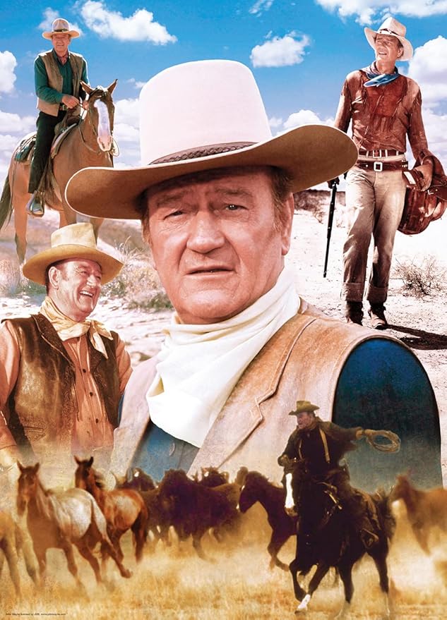 Masterpieces 1000 Piece John Wayne Jigsaw Puzzle For Adults, Family, Or Kids - America's Cowboy - 19.25"x26.75"