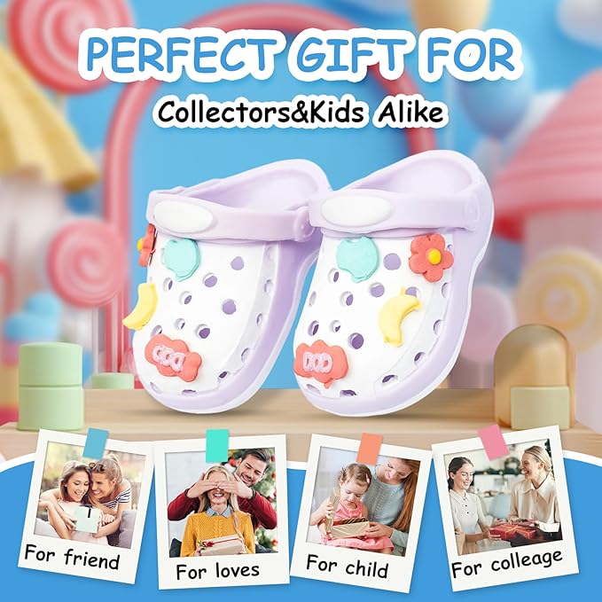 Summer Sandals for Dolls Open Toe Slippers, Cute Accessories for Photography, Display & Collectors Age Limit 15+ Accessories （Purple）