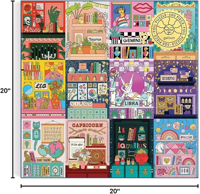 Galison, House of Astrology Puzzle 500 Pieces