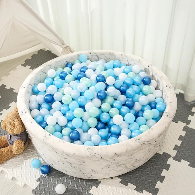 STARBOLO Ball Pit Balls for Toddlers Phthalate Free BPA Free Non-Toxic Crush Proof Play Balls for Toddlers Kids Pool Playhouse Pack of 100 200 500