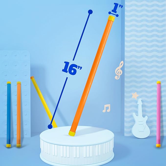 Novelty Place 16" Groan Tube Noise Makers 2 Pack - Funny Party Noisemaker for Kids and Adults - Party Favor Sound Tubes Toys - Orange