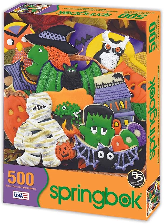 Springbok's 500 Piece Jigsaw Puzzle Terrorific Treats - Made in USA