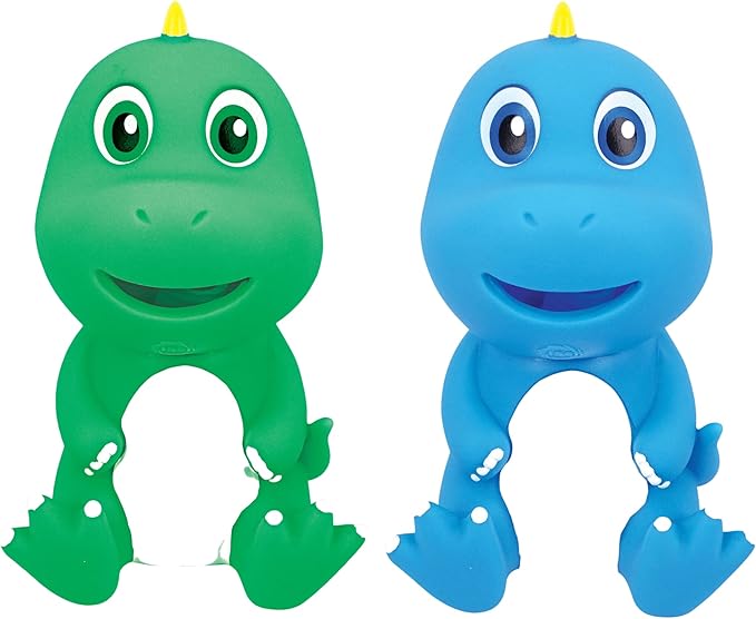 Animolds Baby Toys Squeaky Toy Squeeze Party Favors Toys for Boys Novelty Toys & Amusements Screaming Rubber Gag Gifts Small Animal Toys Funny Dog Toys 6-8In Baby Sensory Toys 2PK(Squeeze Me Dino 2PK)