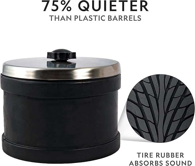 National Geographic Professional Rock Tumbler Kit – Extra Large 2 Lb. Barrel with 3-Speed Motor & 9-Day Timer – Geology DIY Kits for Adults, Rock Collection Hobby, Great Educational STEM Science Kit